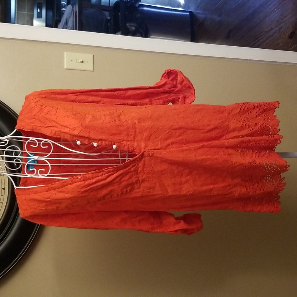 Southern Frock orange reddish tunic or dress.